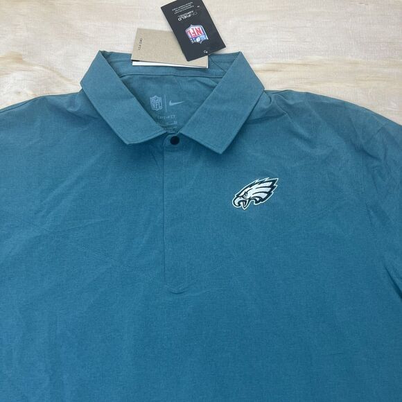 NEW XL Philadelphia Eagles Nike Sideline Lockup Performance Polo Shirt - Picture 4 of 13